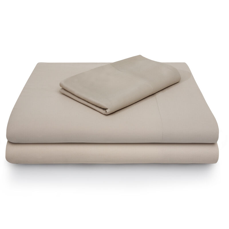Malouf Rayon Queen Bamboo Sheet Set in Driftwood image number 1